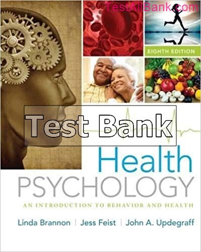 Health Psychology An Introduction To Behavior And Health 8th Edition ...