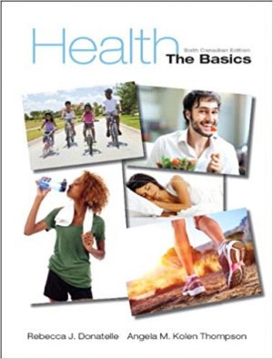 health the basics canadian 6th edition donatelle test bank