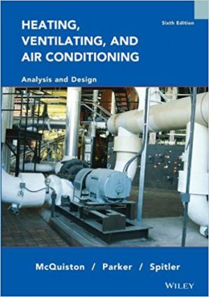 heating ventilating and air conditioning analysis and design 6th edition mcquiston solutions manual