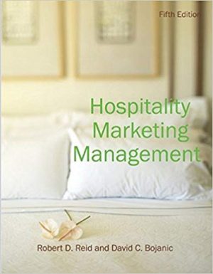 hospitality marketing management 5th edition reid test bank