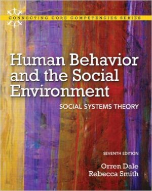 human behavior and the social environment social systems theory 7th edition dale test bank