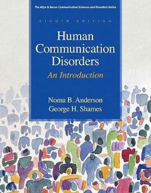 human communication disorders 8th edition anderson test bank