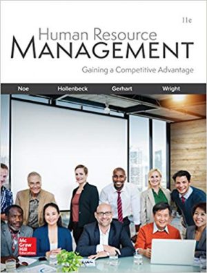 human resource management 11th edition noe solutions manual