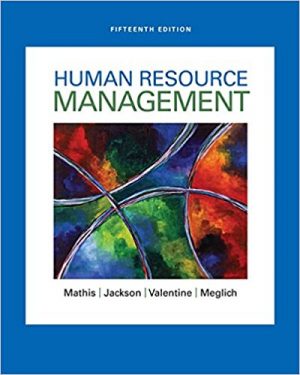 human resource management 15th edition mathis solutions manual