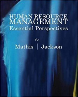 human resource management essential perspectives 6th edition mathis test bank