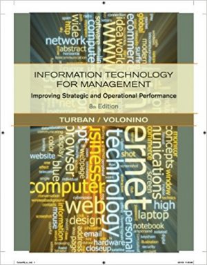 information technology for management improving strategic 8th edition turba test bank