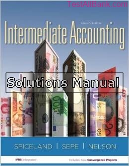 intermediate accounting 7th edition spiceland solutions manual