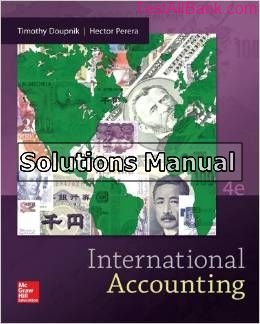 international accounting 4th edition doupnik solutions manual