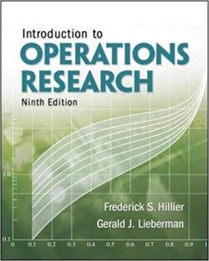 introduction to operations research 9th edition hillier solutions manual