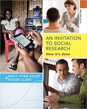invitation to social research how its done 5th edition adler test bank