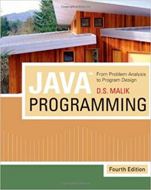 java programming from problem analysis to program design 4th edition malik solutions manual