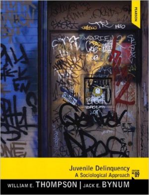 juvenile delinquency 9th edition thompson test bank