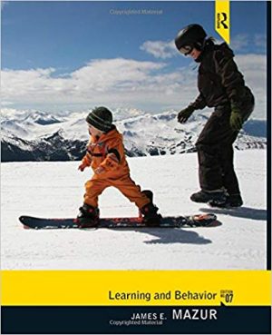 learning and behavior 7th edition mazur test bank