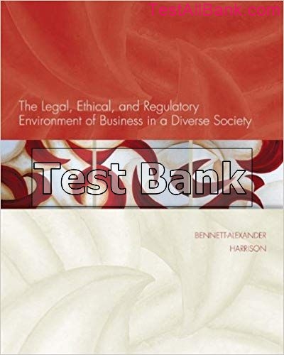 Legal Ethical and Regulatory Environment of Business in a Diverse