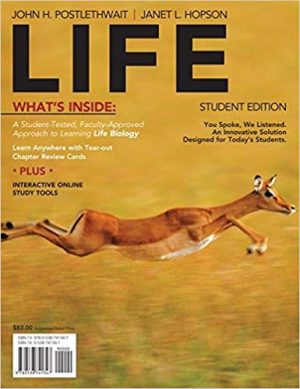 life 1st edition postlethwait test bank