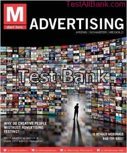 m advertising 1st edition arens test bank