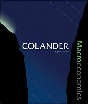 macroeconomics 8th edition colander solutions manual