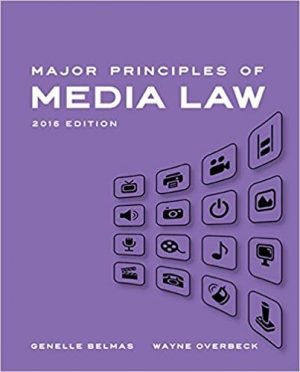 major principles of media law 2015 1st edition belmas test bank