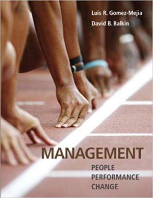management 1st edition mejia test bank
