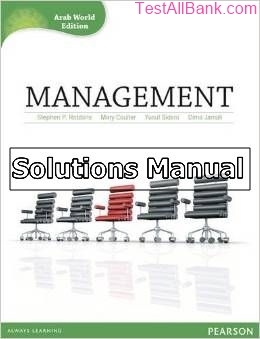 management arab world 1st edition sidani solutions manual
