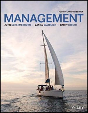 management canadian 4th edition schermerhorn solutions manual