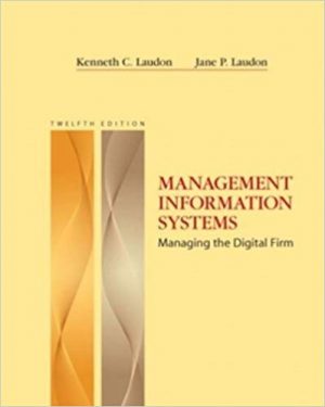 management information systems 12th edition laudon test bank