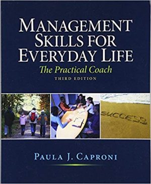 management skills for everyday life 3rd edition caproni test bank