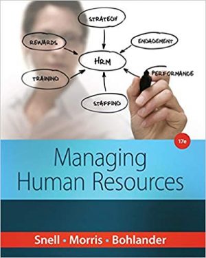 managing human resources 17th edition snell solutions manual