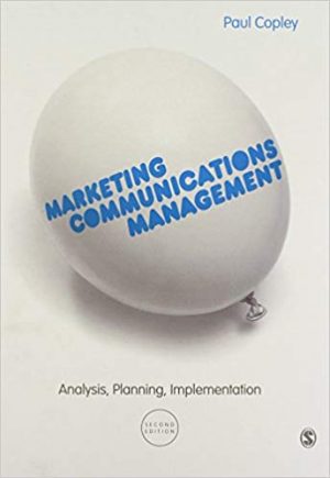 marketing communications management 2nd edition copley solutions manual