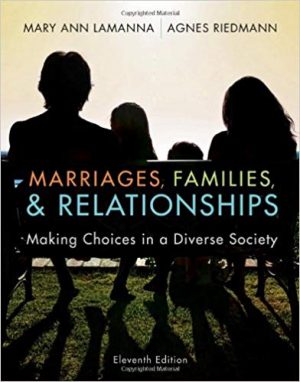 marriages families and relationships making choices in a diverse society 11th edition lamanna test bank