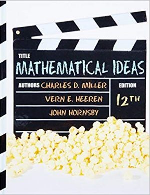 mathematical ideas 12th edition miller solutions manual
