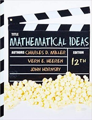 mathematical ideas 12th edition miller test bank