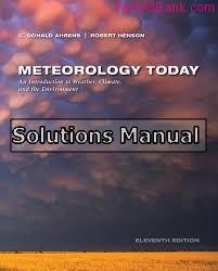 meteorology today 11th edition ahrens solutions manual