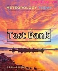 meteorology today an introduction to weather climate and the environment 10th edition ahrens test bank