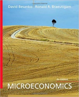 microeconomics 4th edition besanko solutions manual