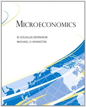microeconomics canadian 1st edition bernheim test bank