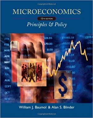 microeconomics principles and policy 12th edition baumol solutions manual