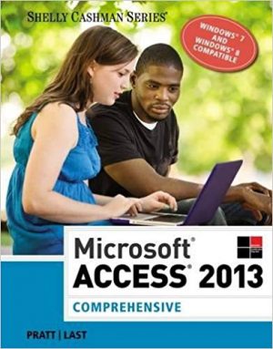 microsoft access 2013 comprehensive 1st edition pratt solutions manual