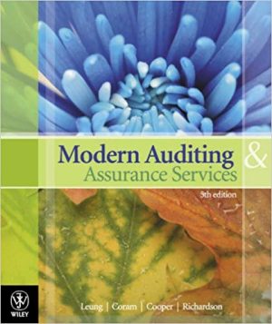 modern auditing and assurance services 5th edition leung test bank