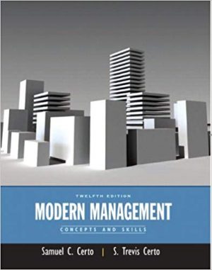 modern management concepts and skills 12th edition certo test bank