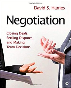 negotiation closing deals settling disputes and making team decisions 1st edition hames test bank