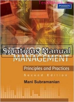 network management principles and practices 2nd edition subramanian solutions manual