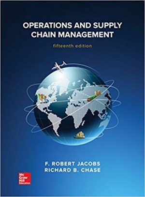 operations and supply chain management 15th edition jacobs solutions manual