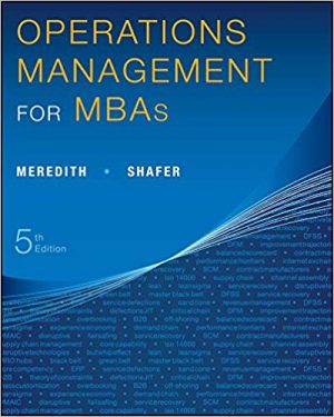 operations management for mbas 5th edition meredith solutions manual