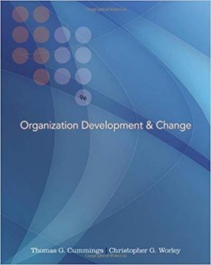 organization development and change 9th edition cummings test bank
