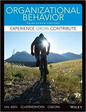 organizational behavior 13th edition bien test bank