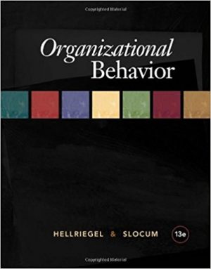 organizational behavior 13th edition hellriegel test bank