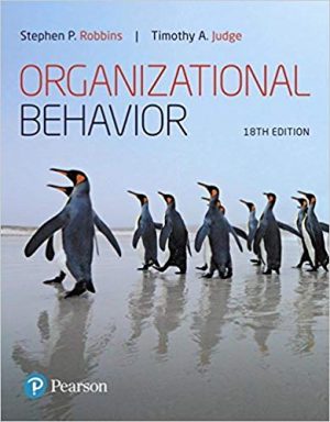 organizational behavior 18th edition robbins solutions manual