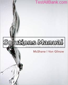 organizational behavior emerging knowledge 5th edition mcshane solutions manual