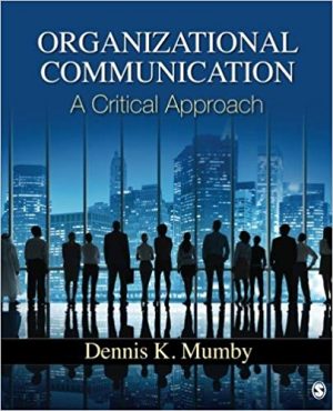 organizational communication 1st edition mumby test bank